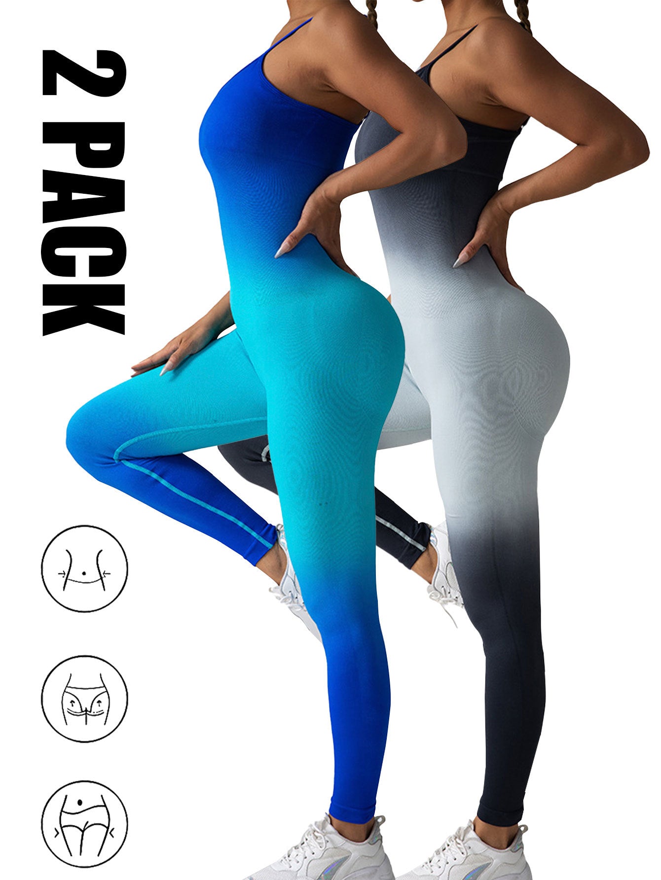 2 Pieces Sexy Square Neck Long Sleeveless For Women