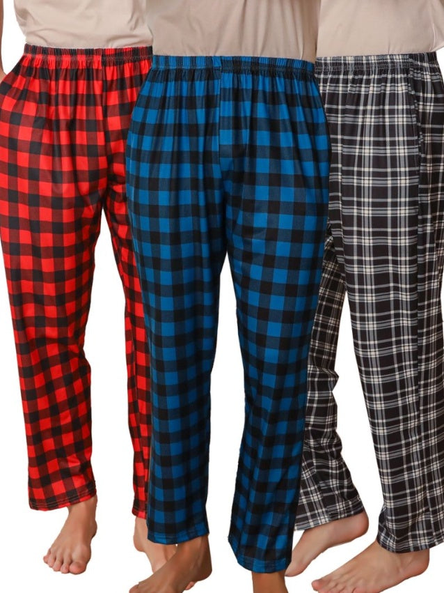 Ice Silk Fabric Single Stripe Pants Style